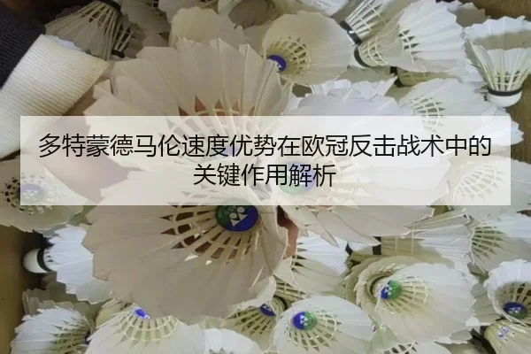多特蒙德马伦速度优势在欧冠反击战术中的关键作用解析